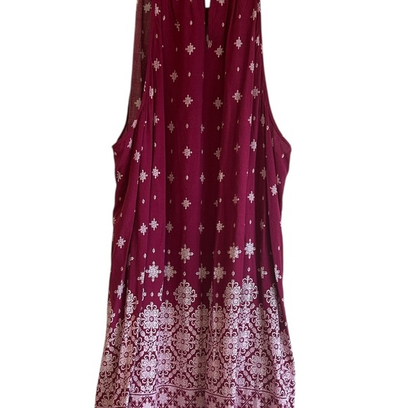 Torrid Whimsigoth Halter Neck Magenta Top Flowy Casual Summer Size 1, XL - Picture 2 of 10